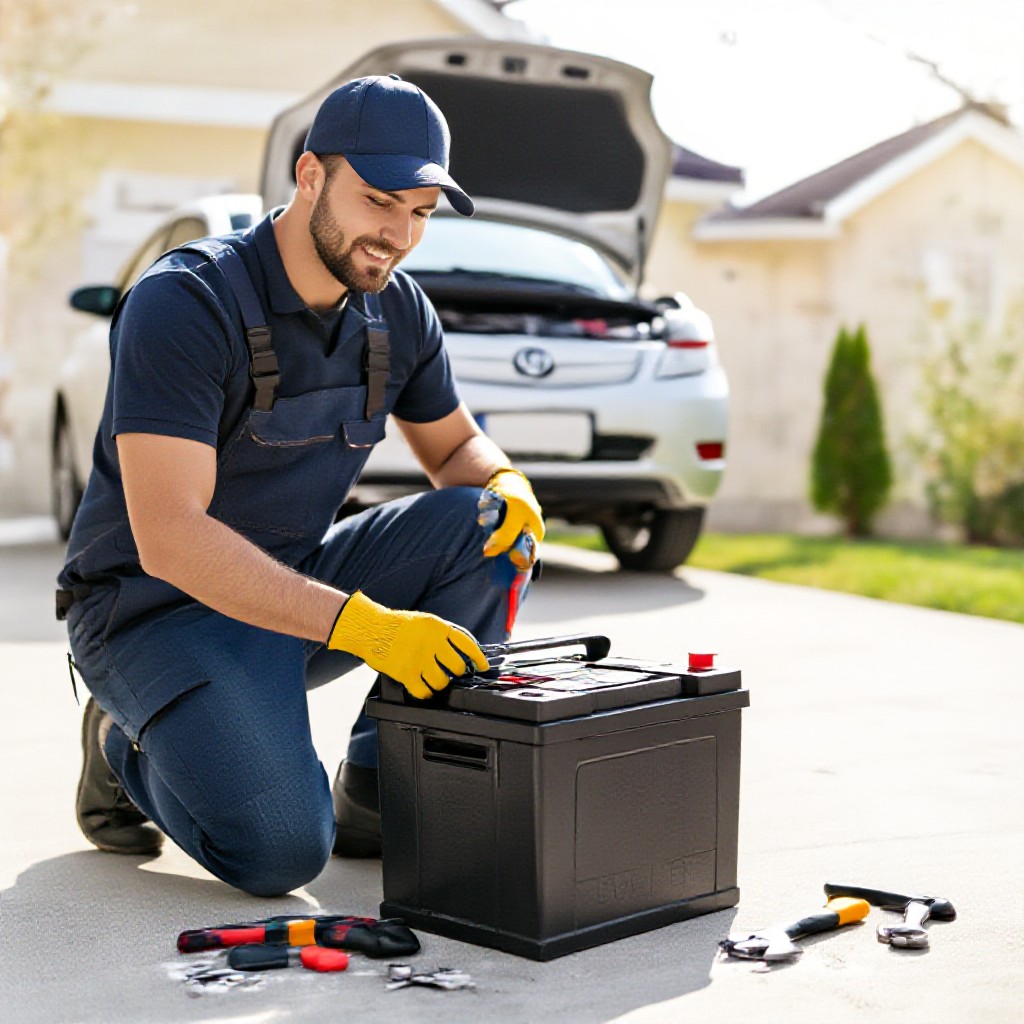 Battery replacement onsite