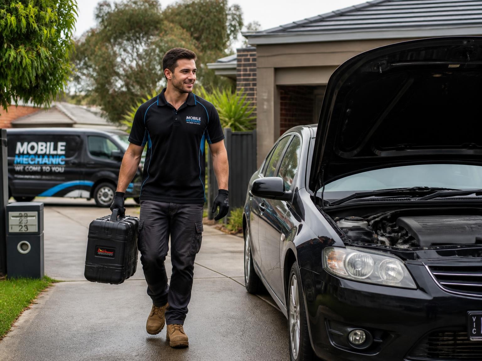 Mechanic providing at-home car repairs in Melbourne