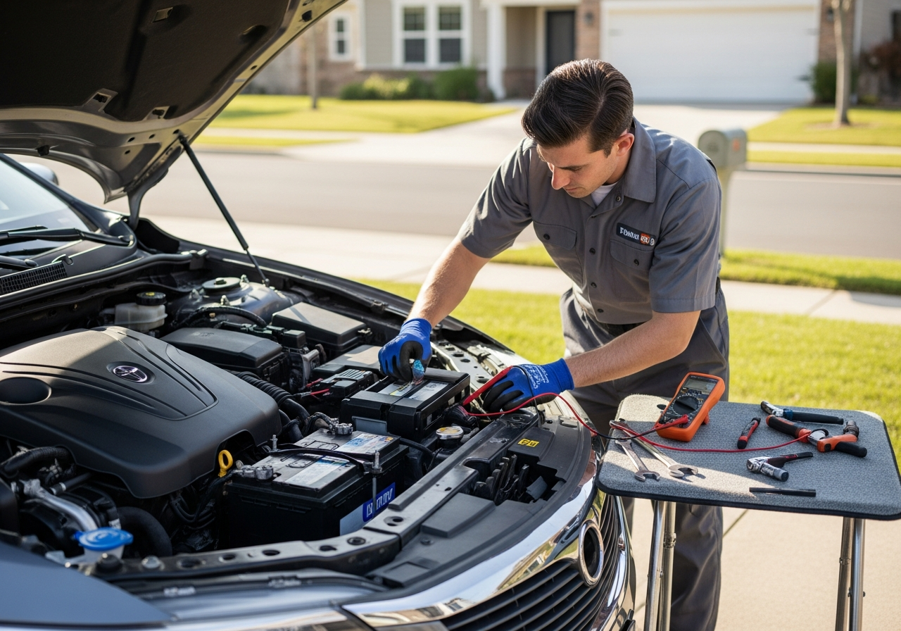 Battery replacement onsite
