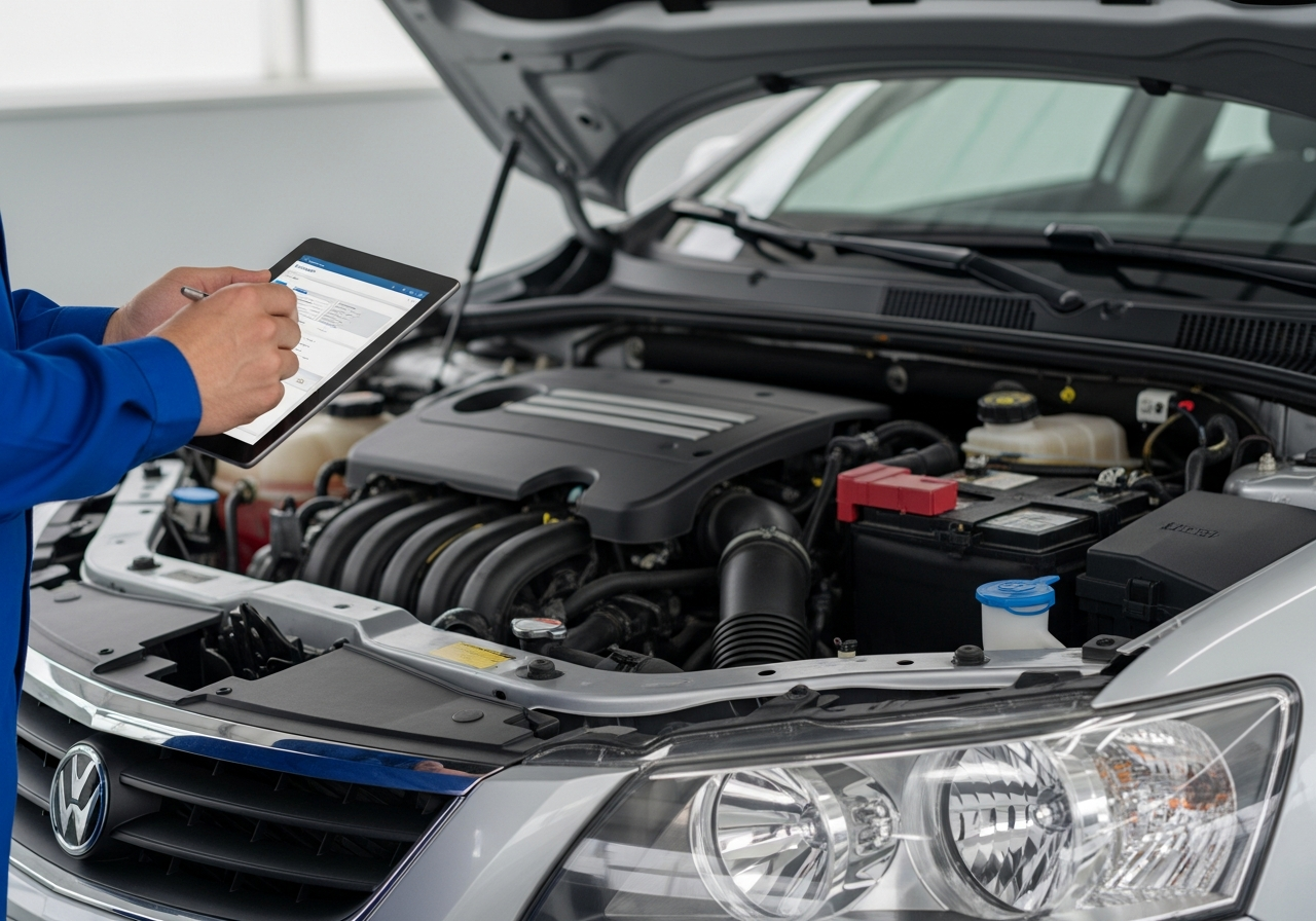 Logbook car servicing onsite