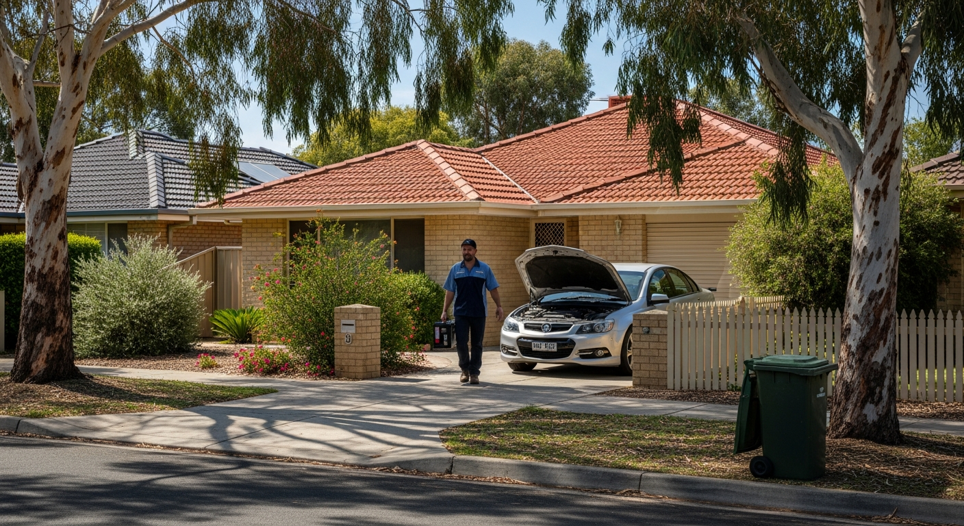 Auto mechanics at home in Melbourne