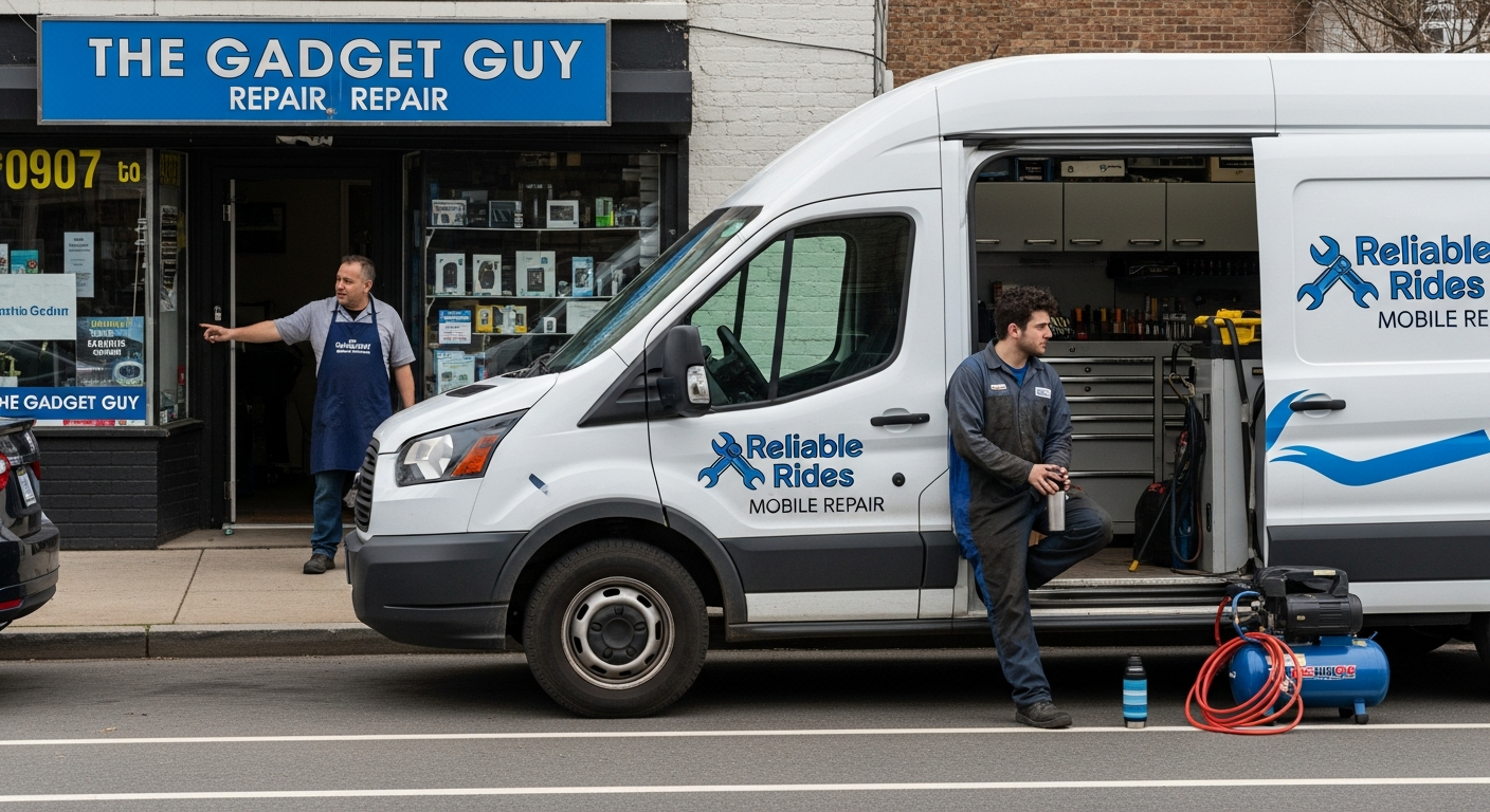 Mobile mechanic van in Melbourne suburbs