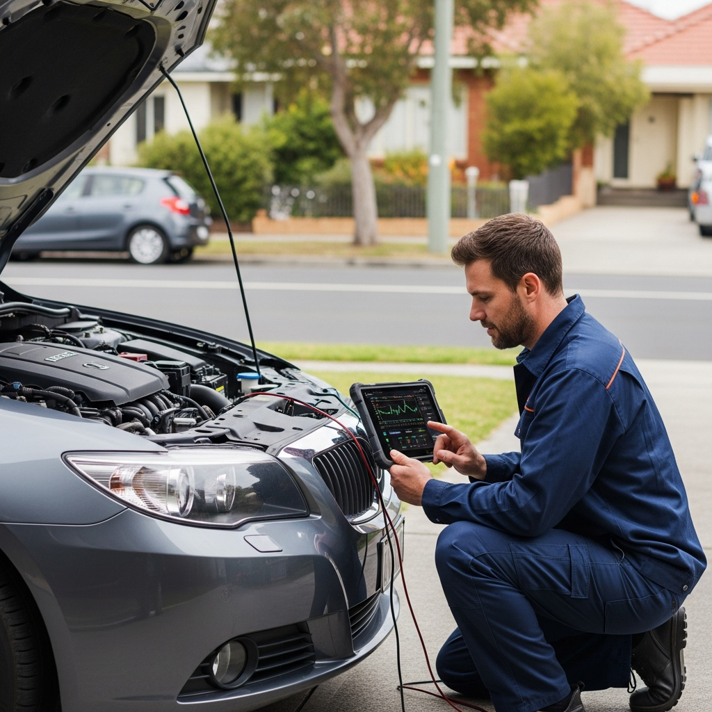 Mobile mechanic onsite diagnostics
