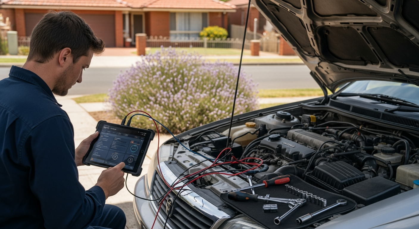 Mobile car diagnostic at home