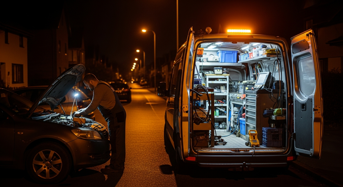 after hours mobile mechanic Melbourne van