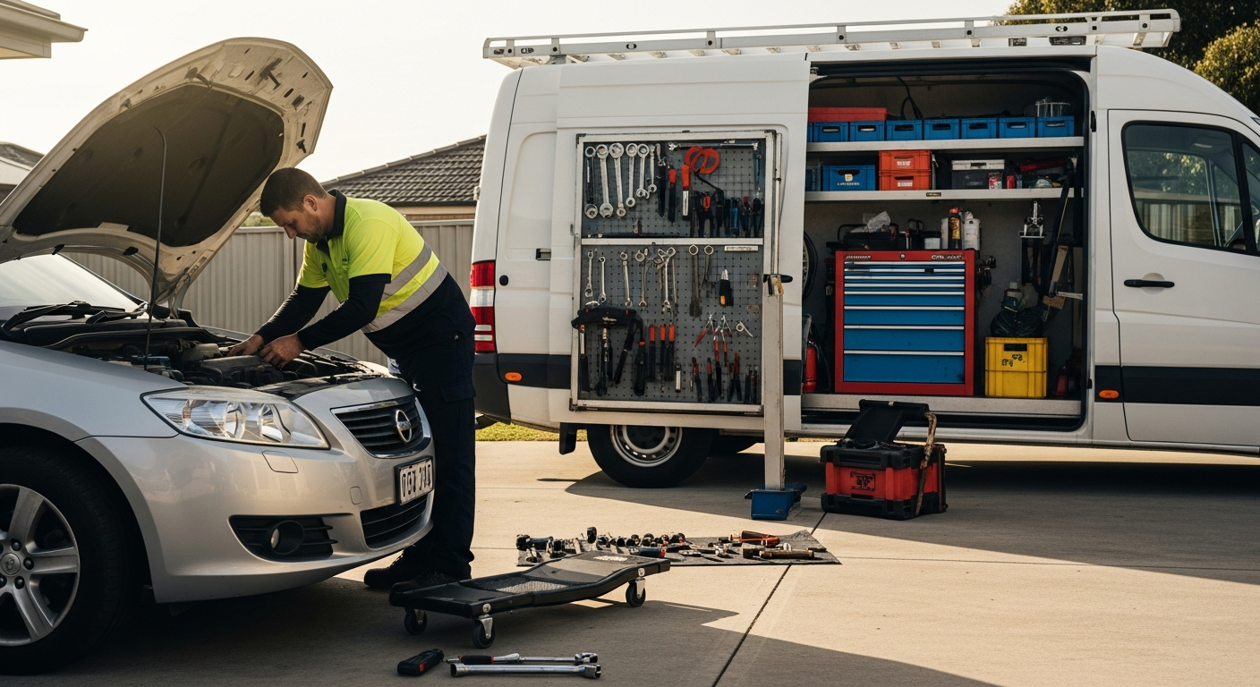 Mobile auto mechanic onsite