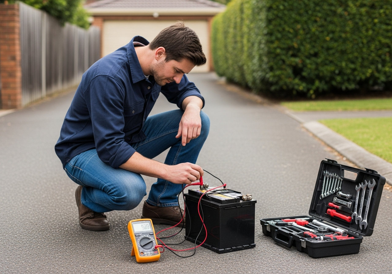 Battery check in Caulfield