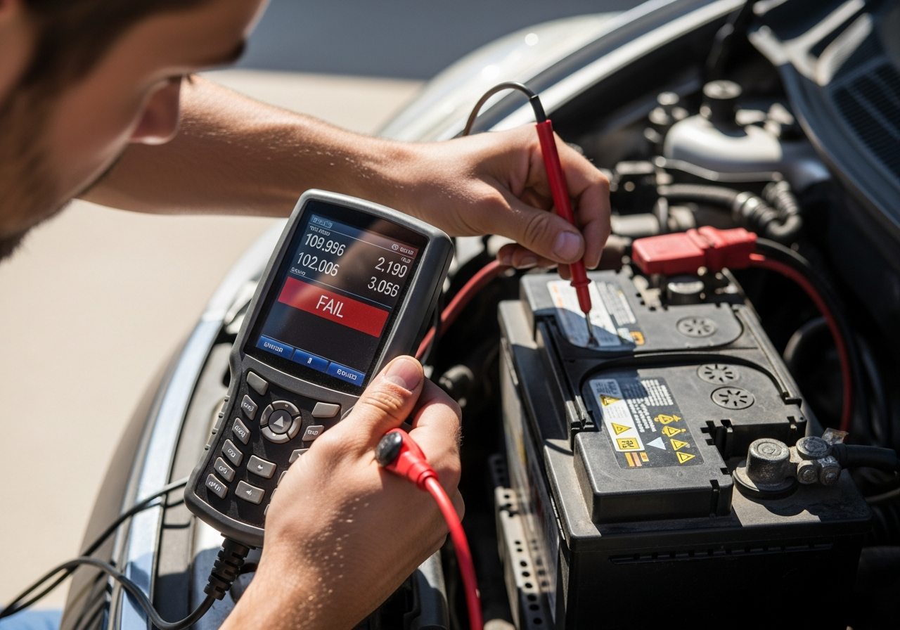 On-site diagnostic scan