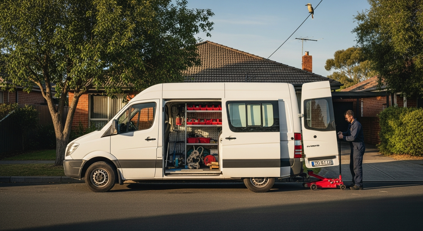 Mobile Mechanic OnSite van in Melbourne suburbs