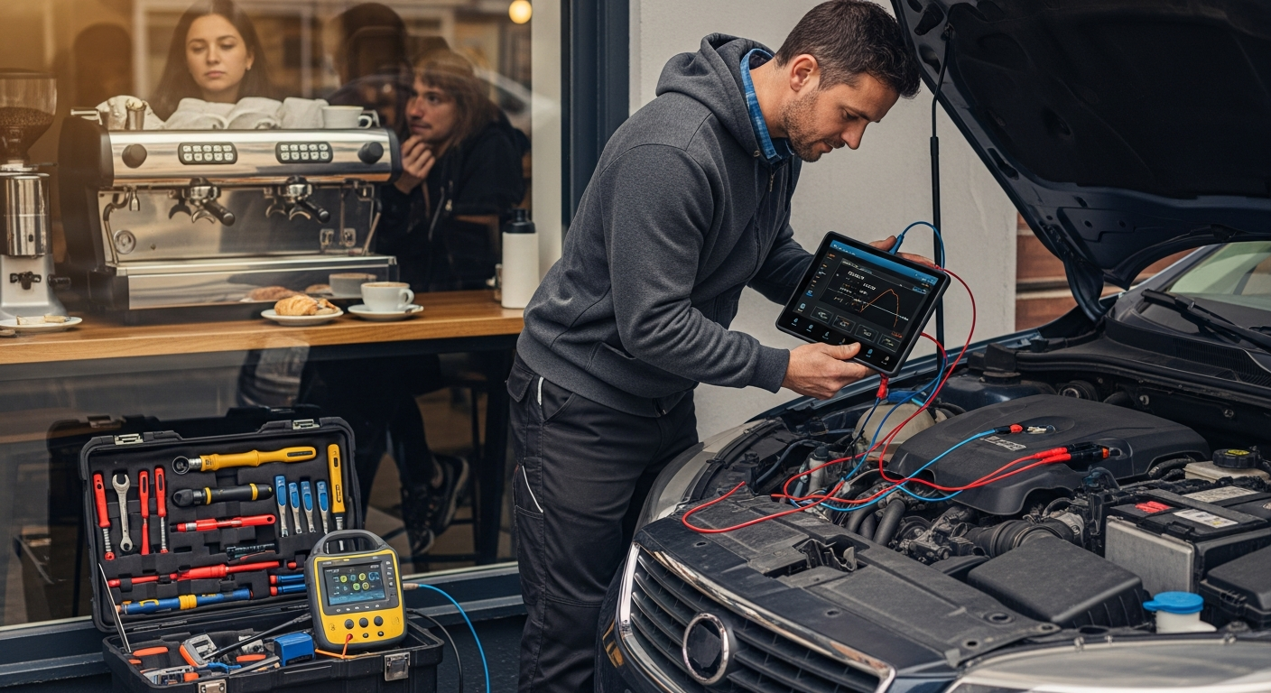 Mobile mechanic in Melbourne suburb