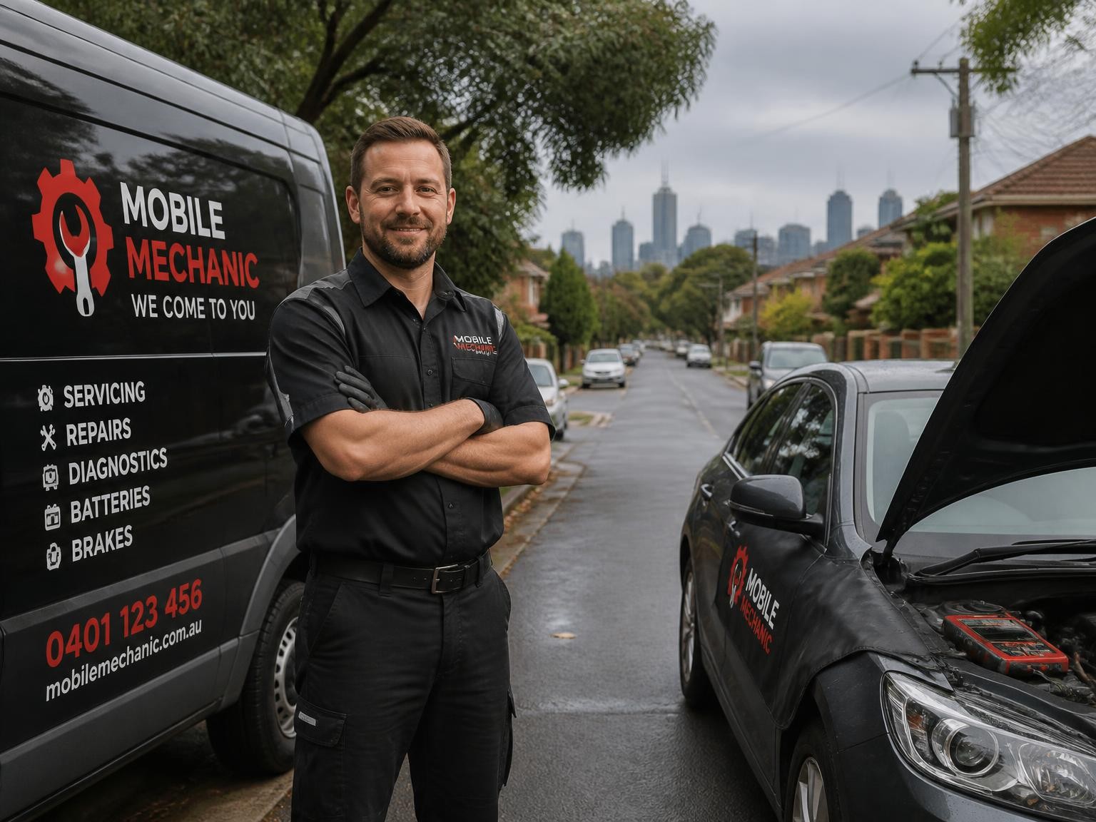 Mobile mechanic service across Melbourne suburbs