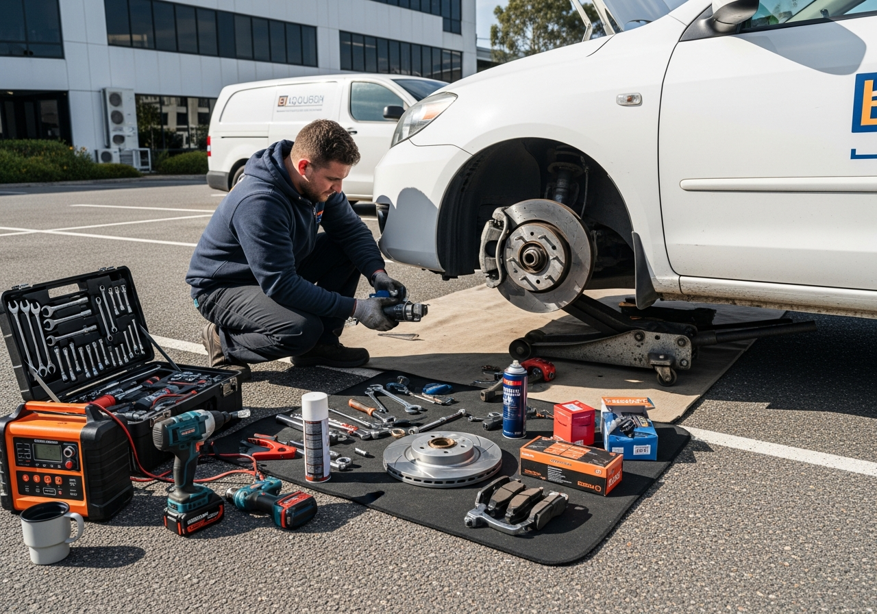Onsite brake repair on weekend