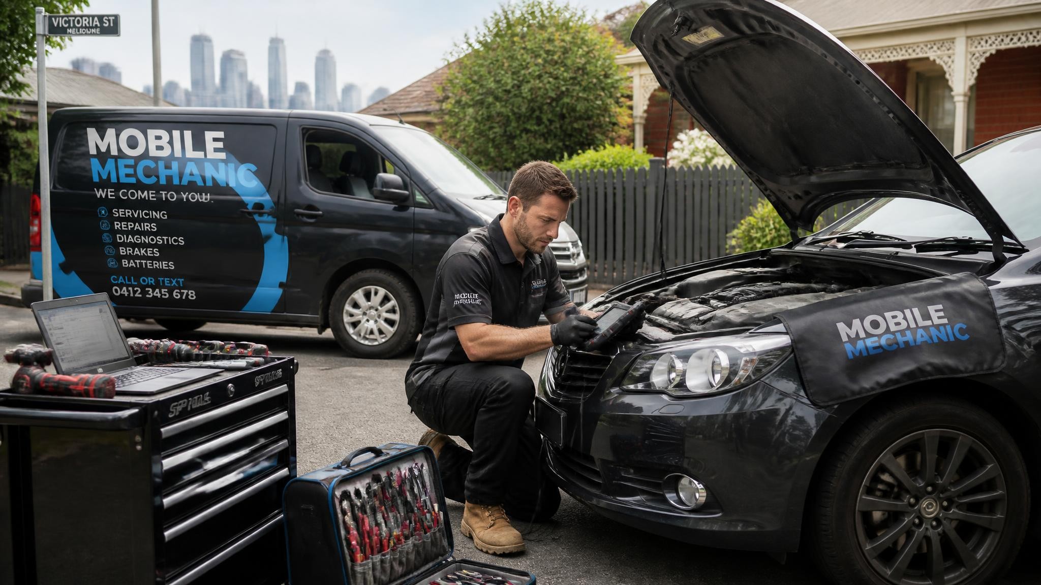 Mobile car repairs in Melbourne