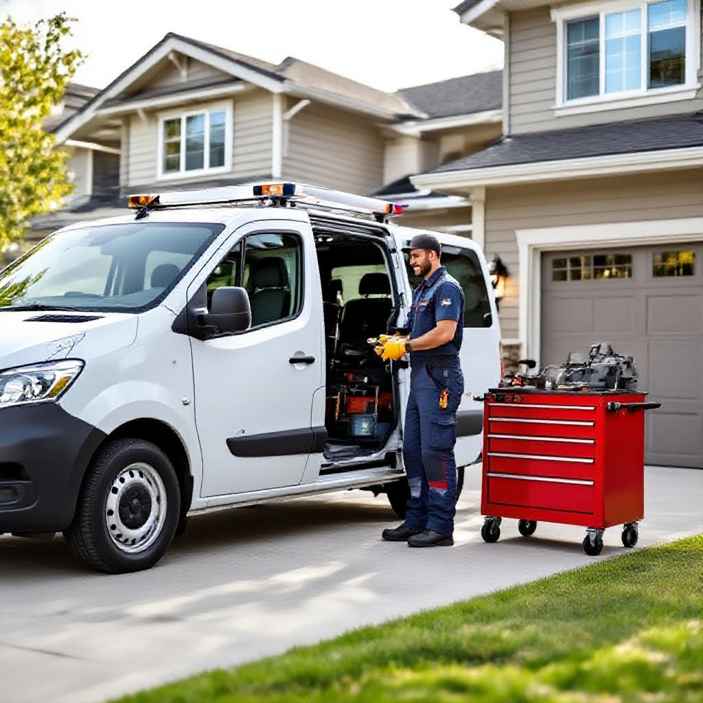 Mobile mechanic service van