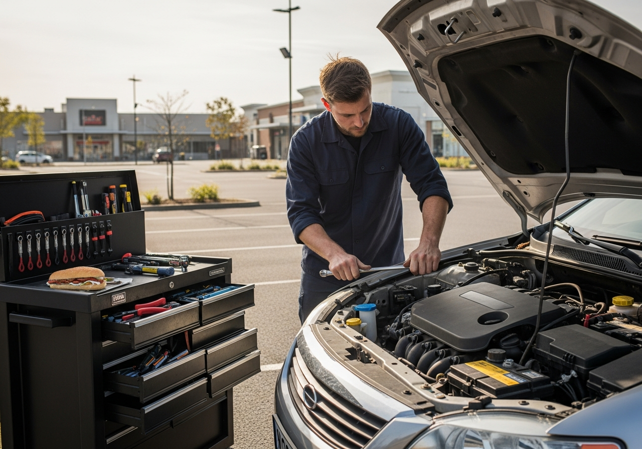 Sunday mobile mechanic on-site