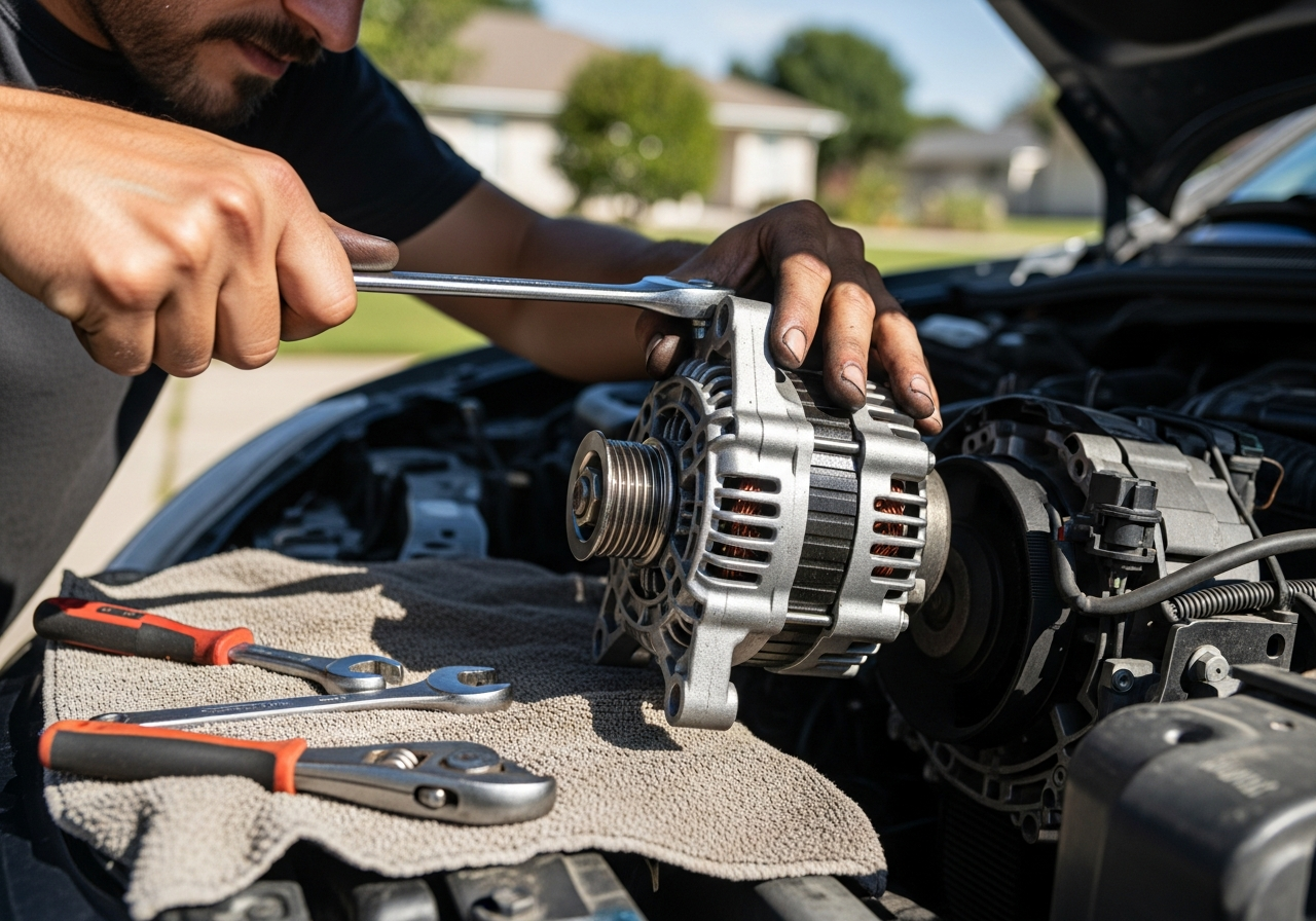Alternator replacement onsite