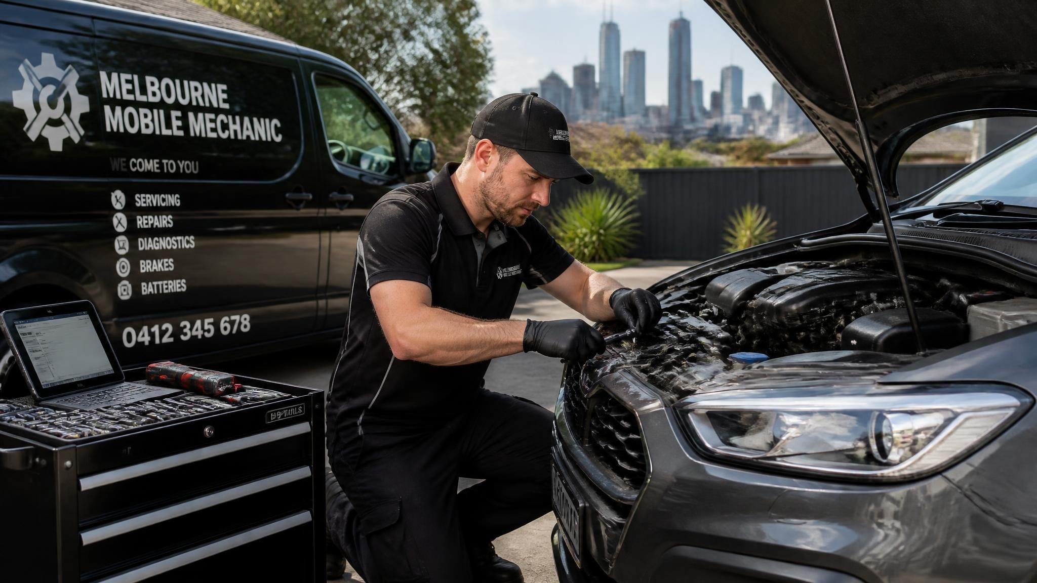 Common car repairs in Melbourne performed onsite