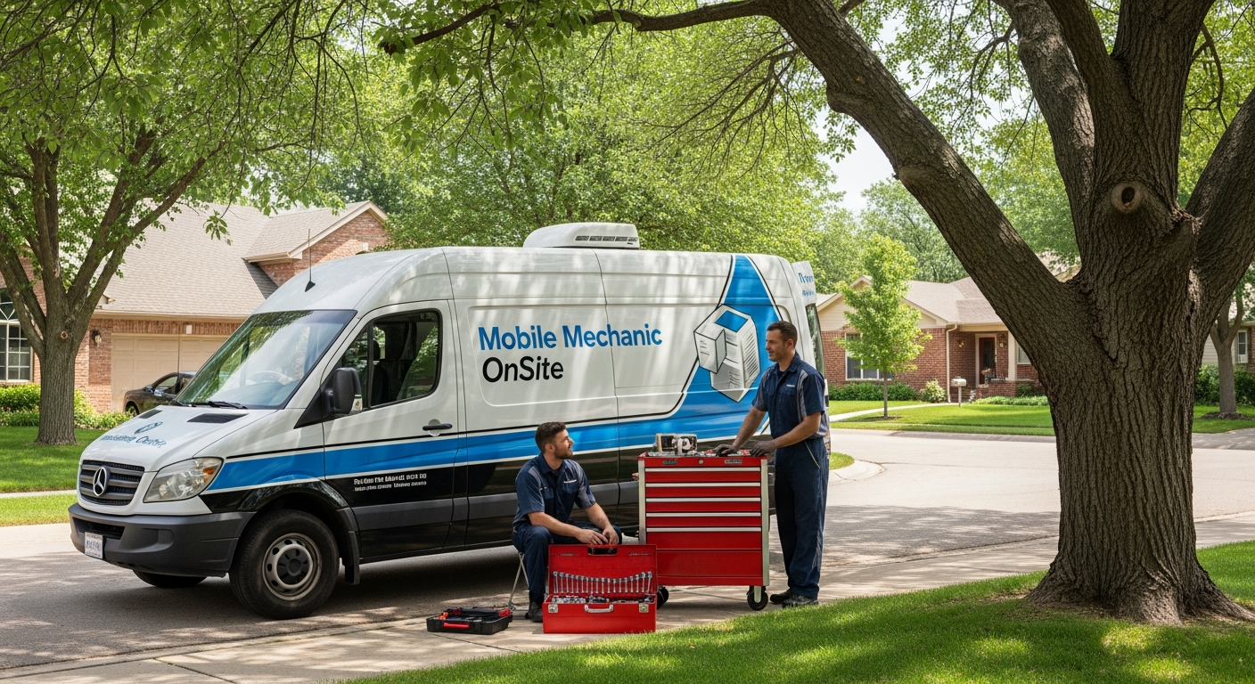 Mobile mechanic Aurora van