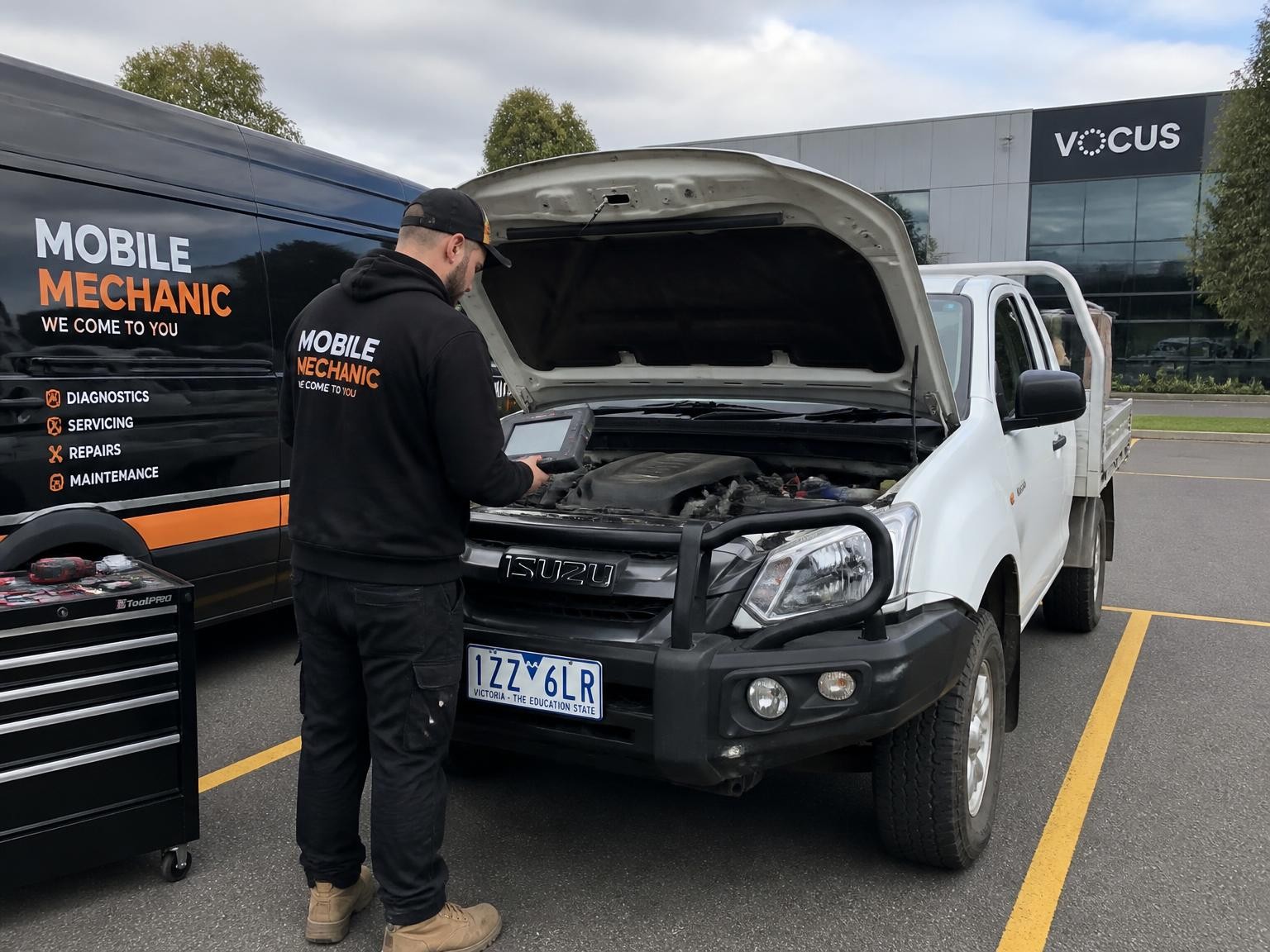Mobile diesel vehicle diagnostics in Melbourne