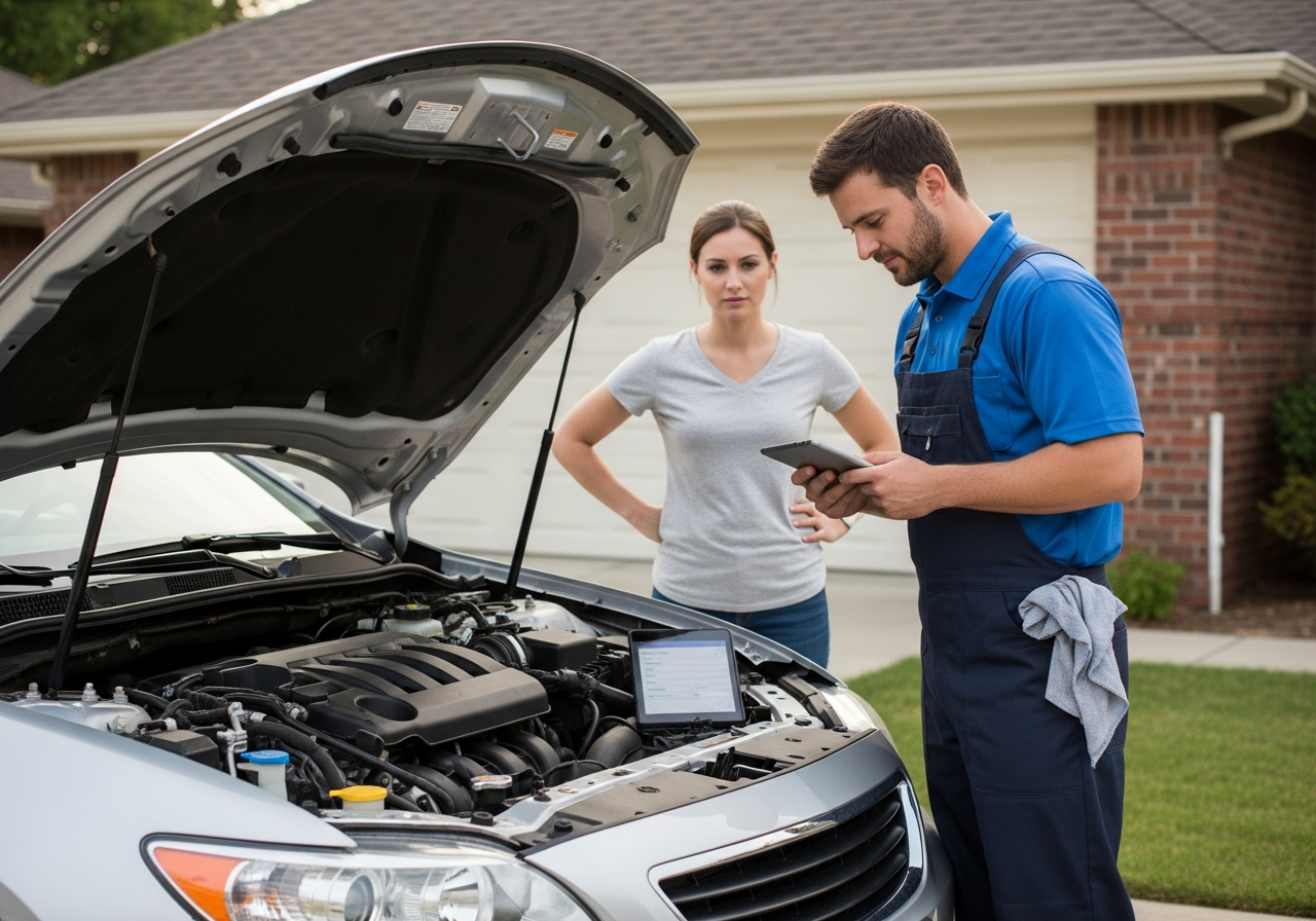 Mechanic onsite inspection
