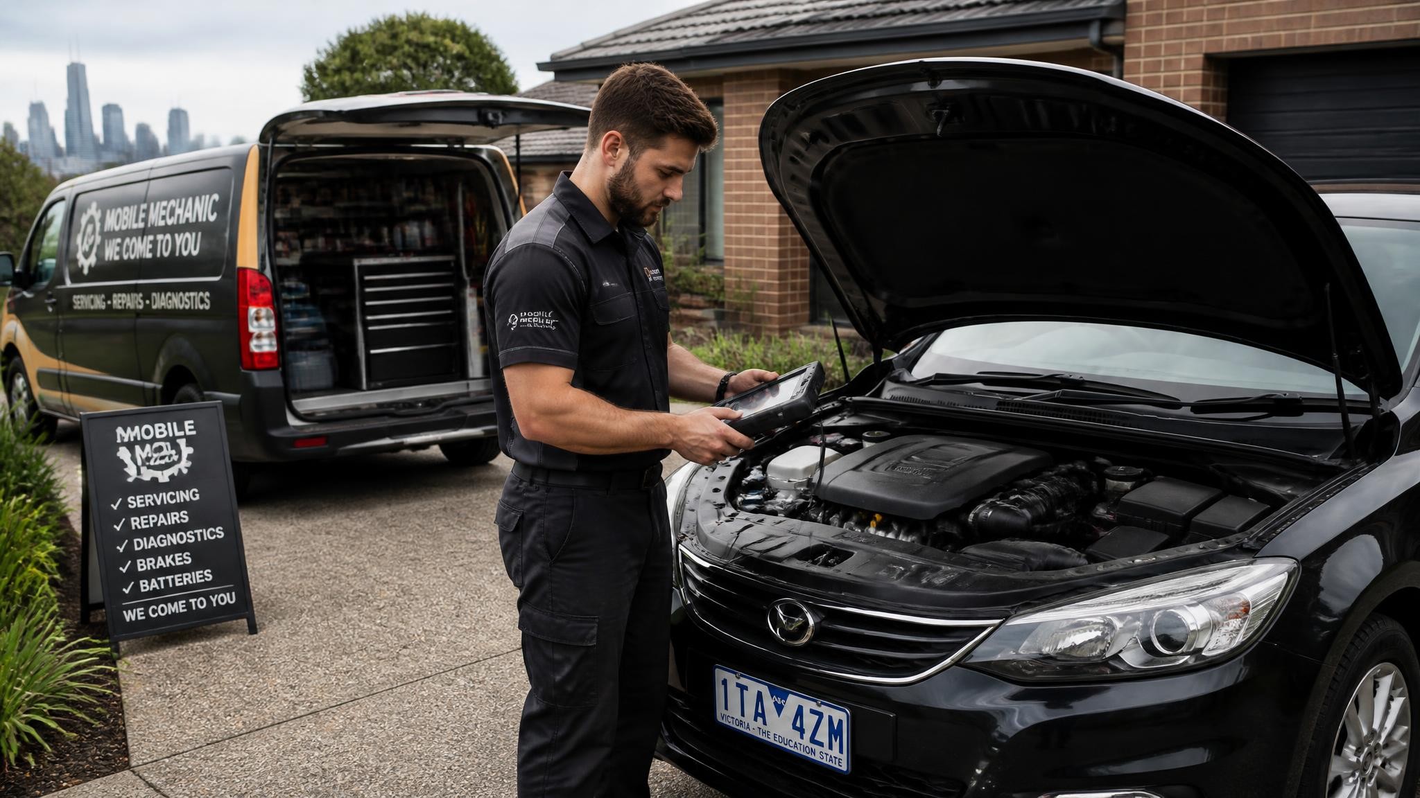 Transparent mechanic price and mobile car service in Melbourne