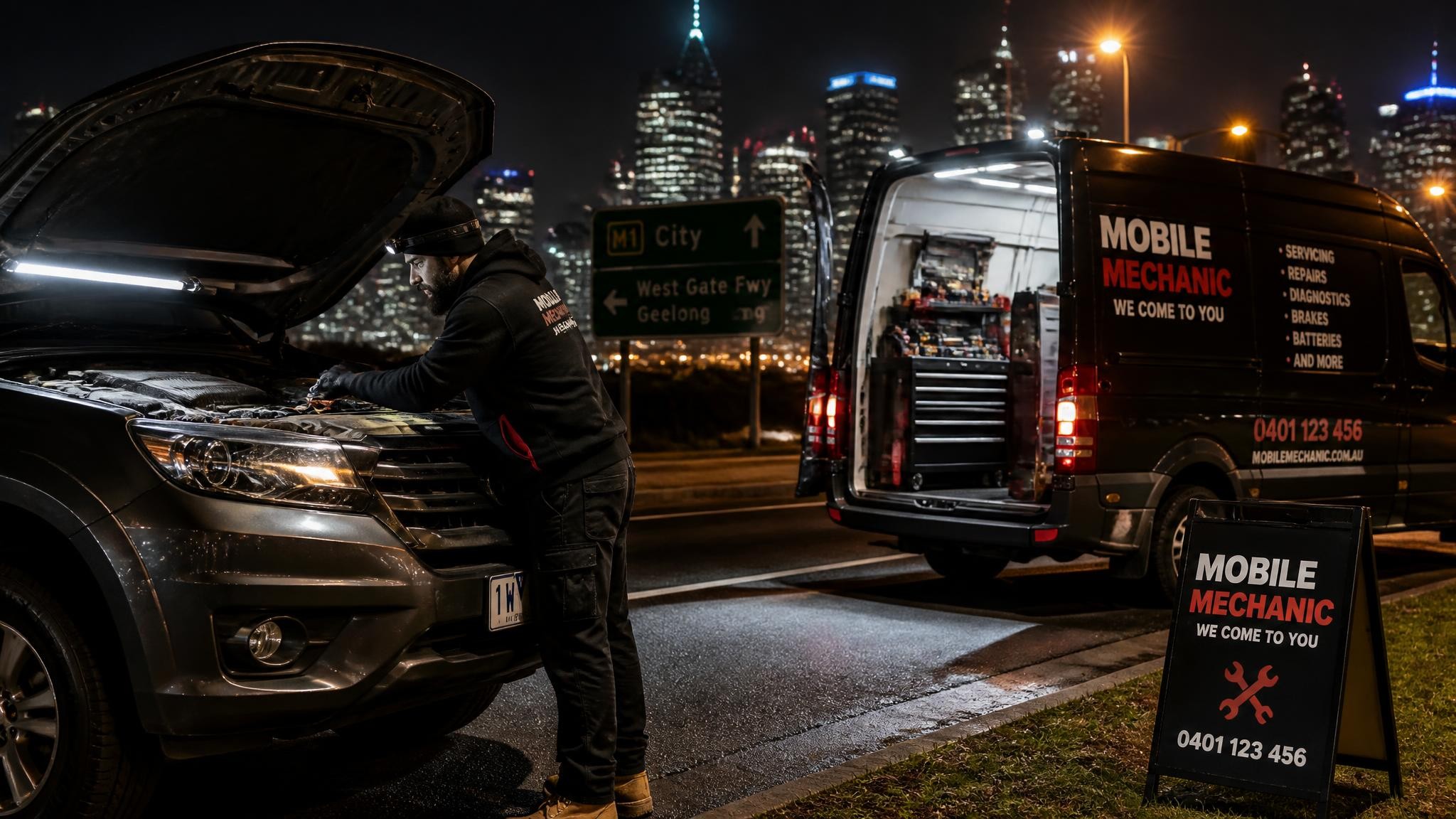 24-hour mobile mechanic in Melbourne