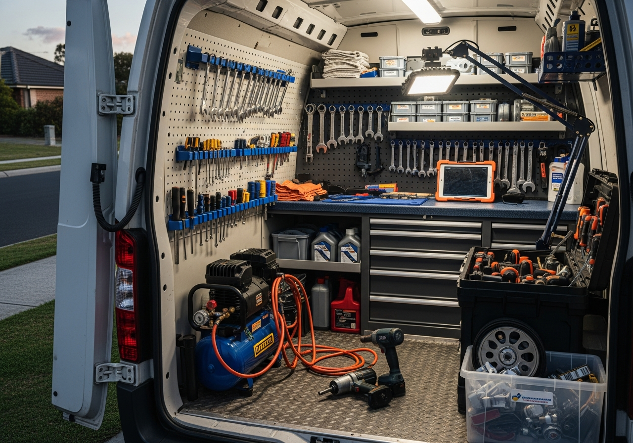 Mobile mechanic van