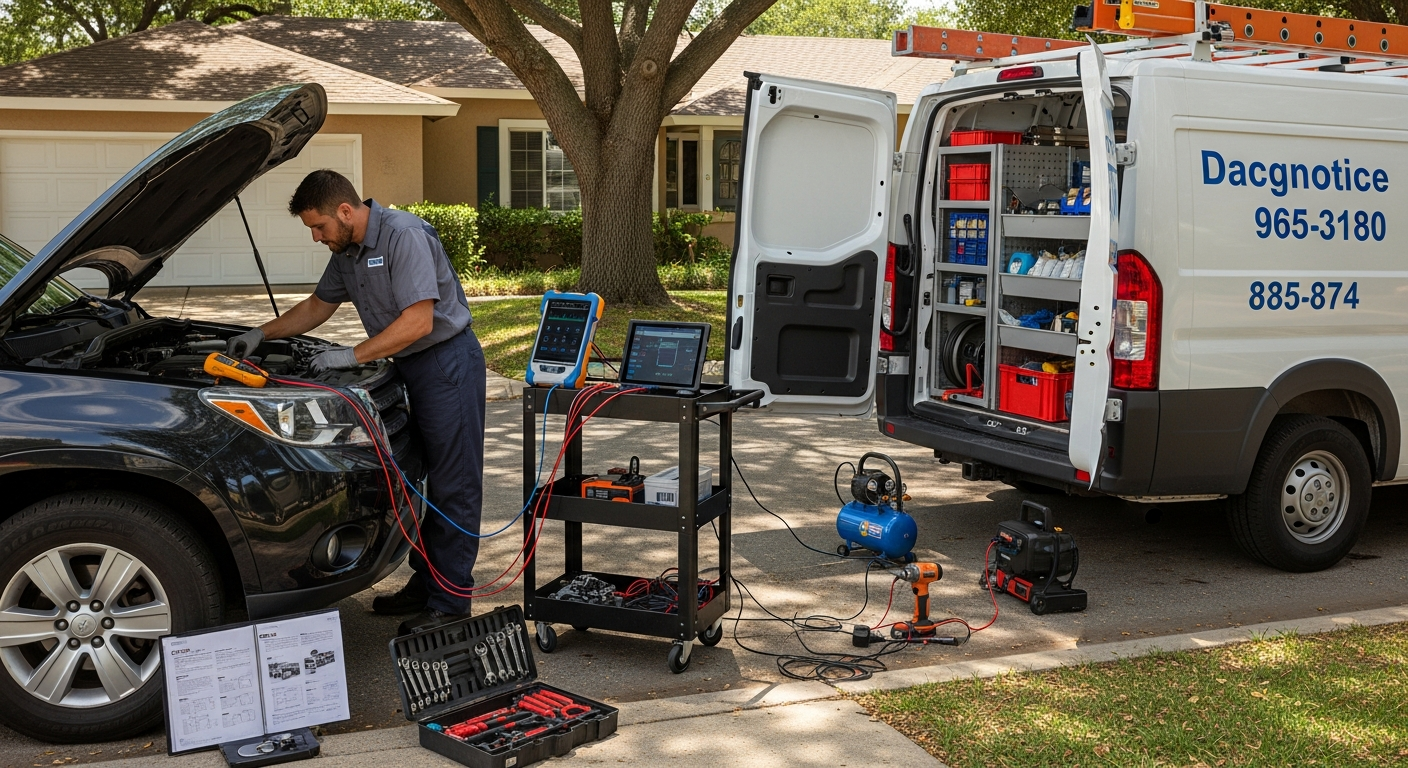 Mobile mechanic comes to you