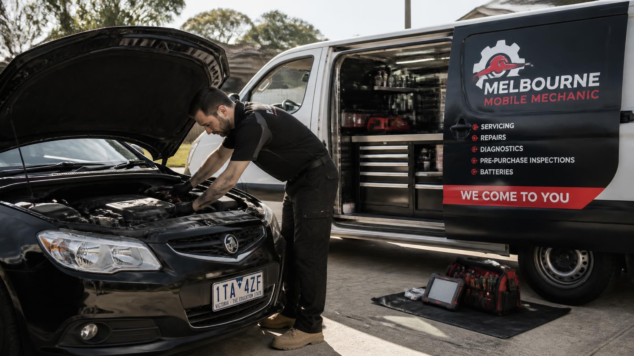 Car mechanic Sunday Melbourne mobile repair service
