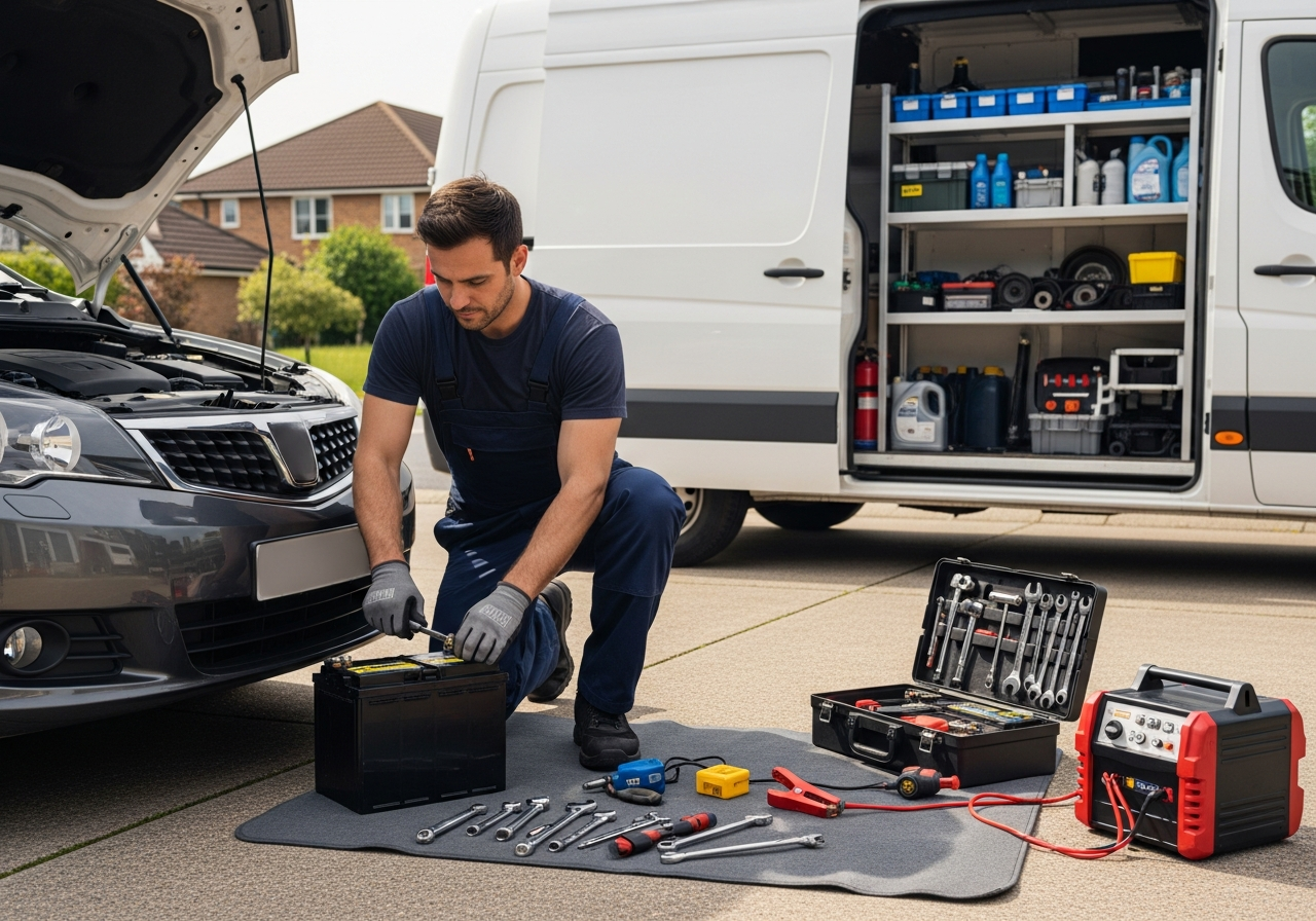 Battery replacement onsite
