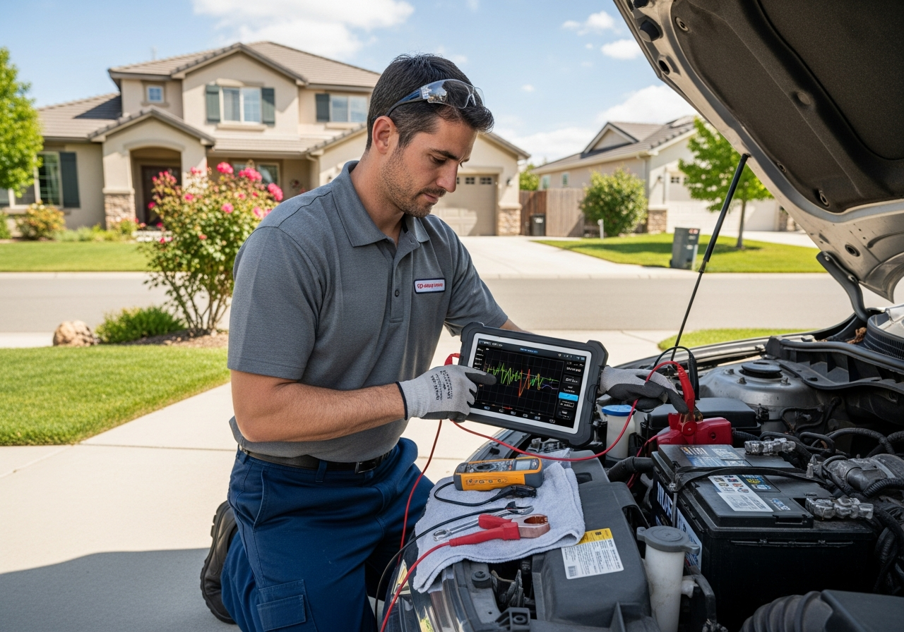 Diagnostic check onsite
