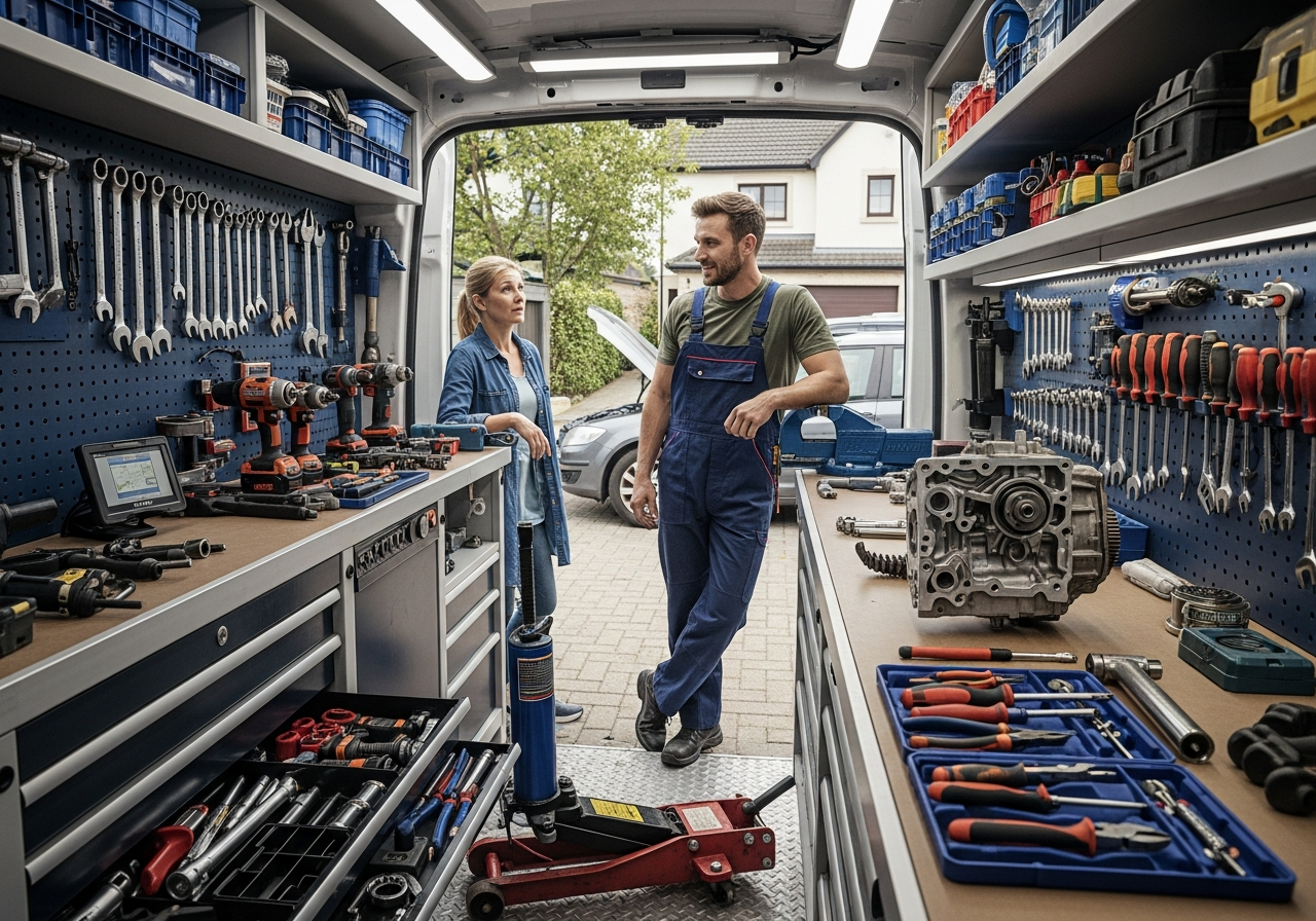 Mobile mechanic van Melbourne