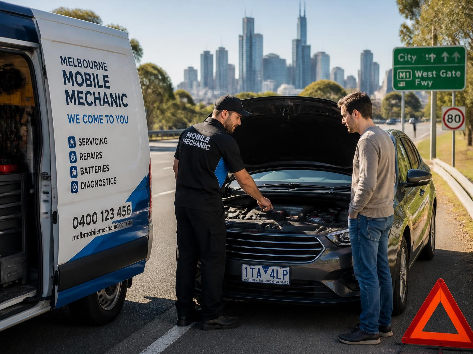 Roadside mechanic assistance in Melbourne