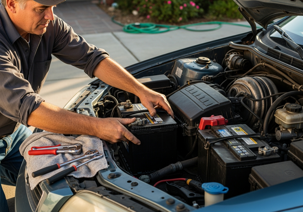 Battery replacement onsite