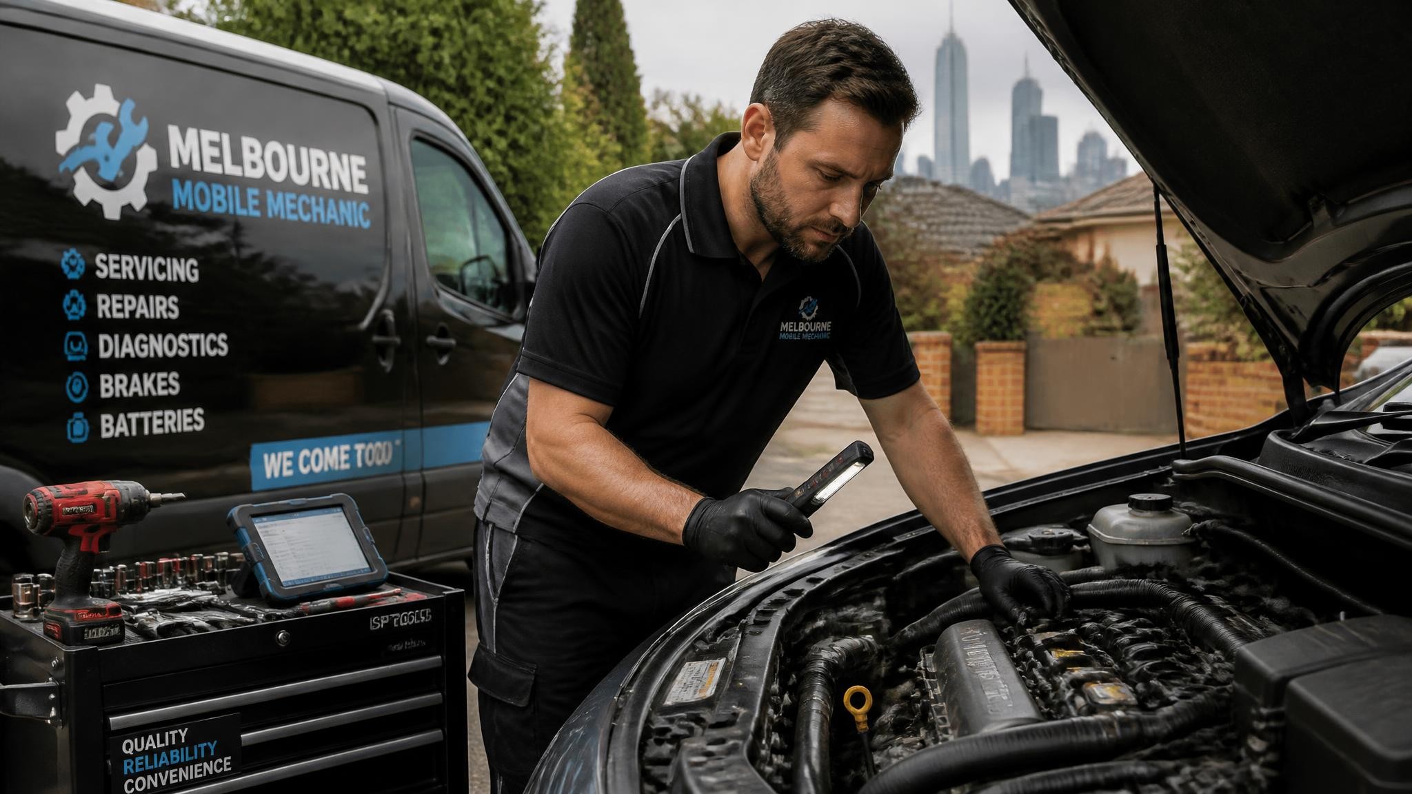 Fixed price mobile car repairs in Melbourne