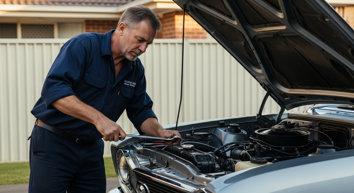Mobile mechanics for older cars