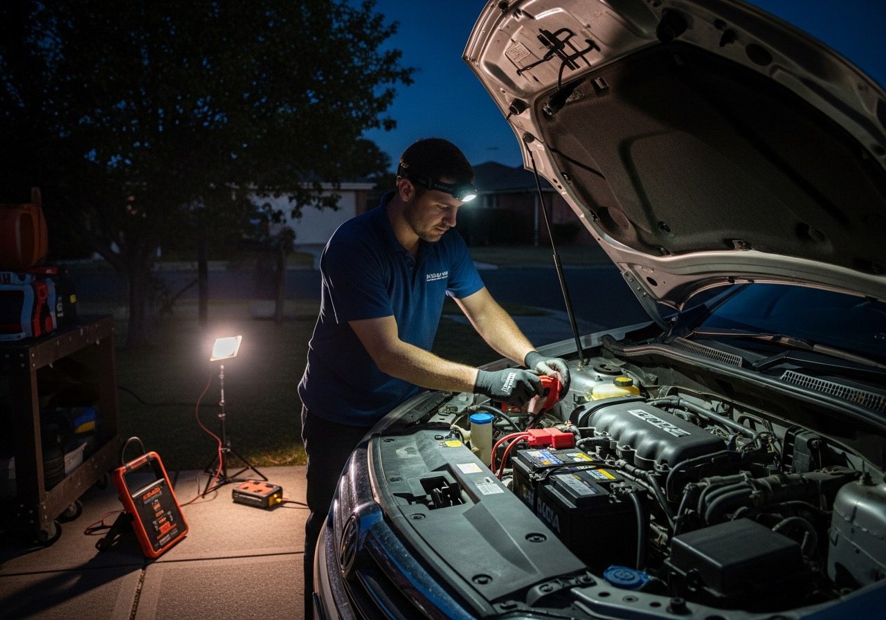 24/7 mobile mechanic battery replacement