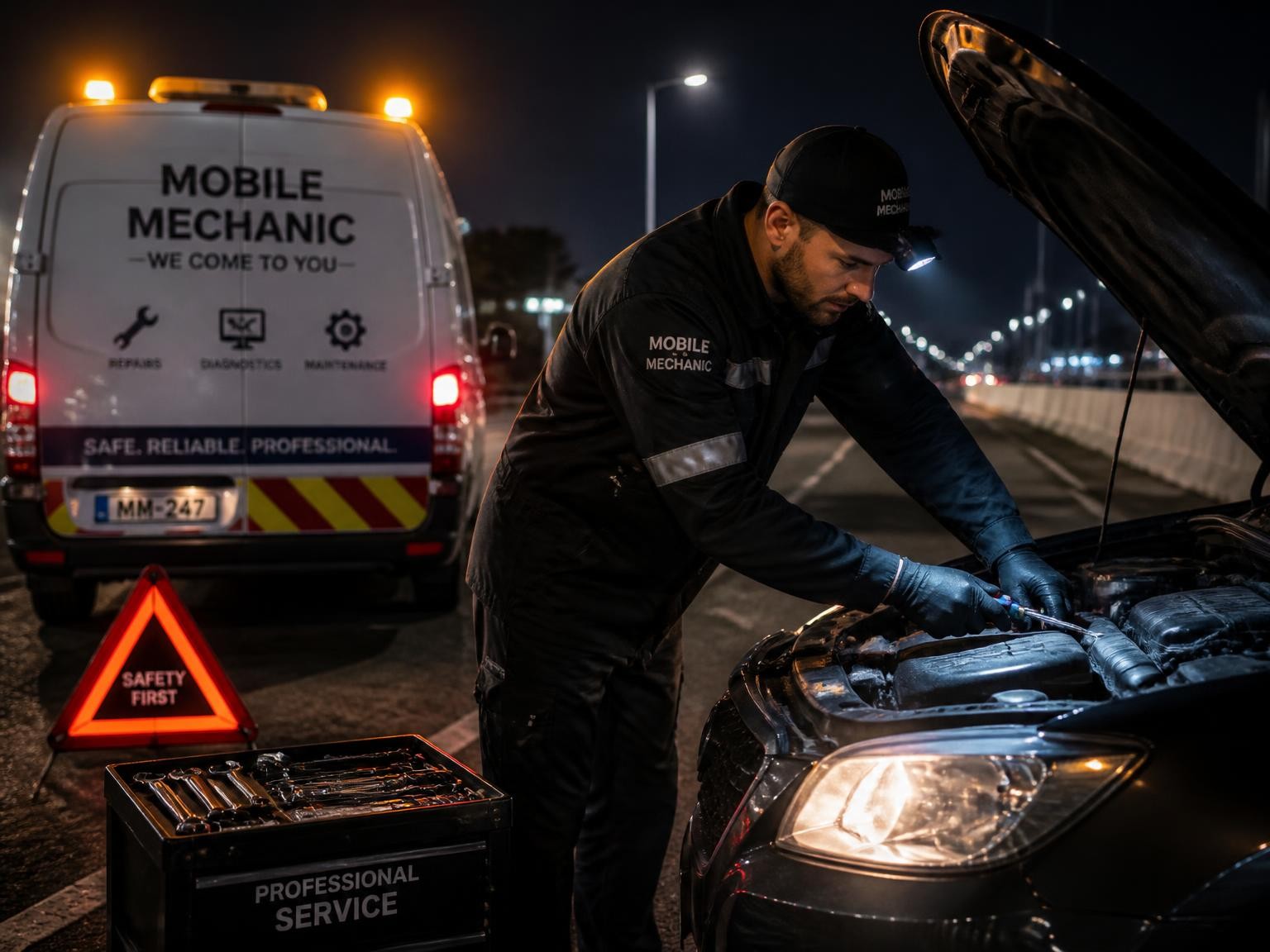 24/7 roadside mobile mechanic assistance in Melbourne