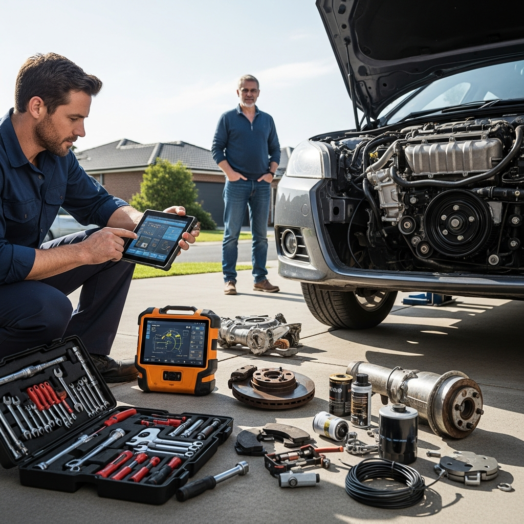 Mobile logbook servicing