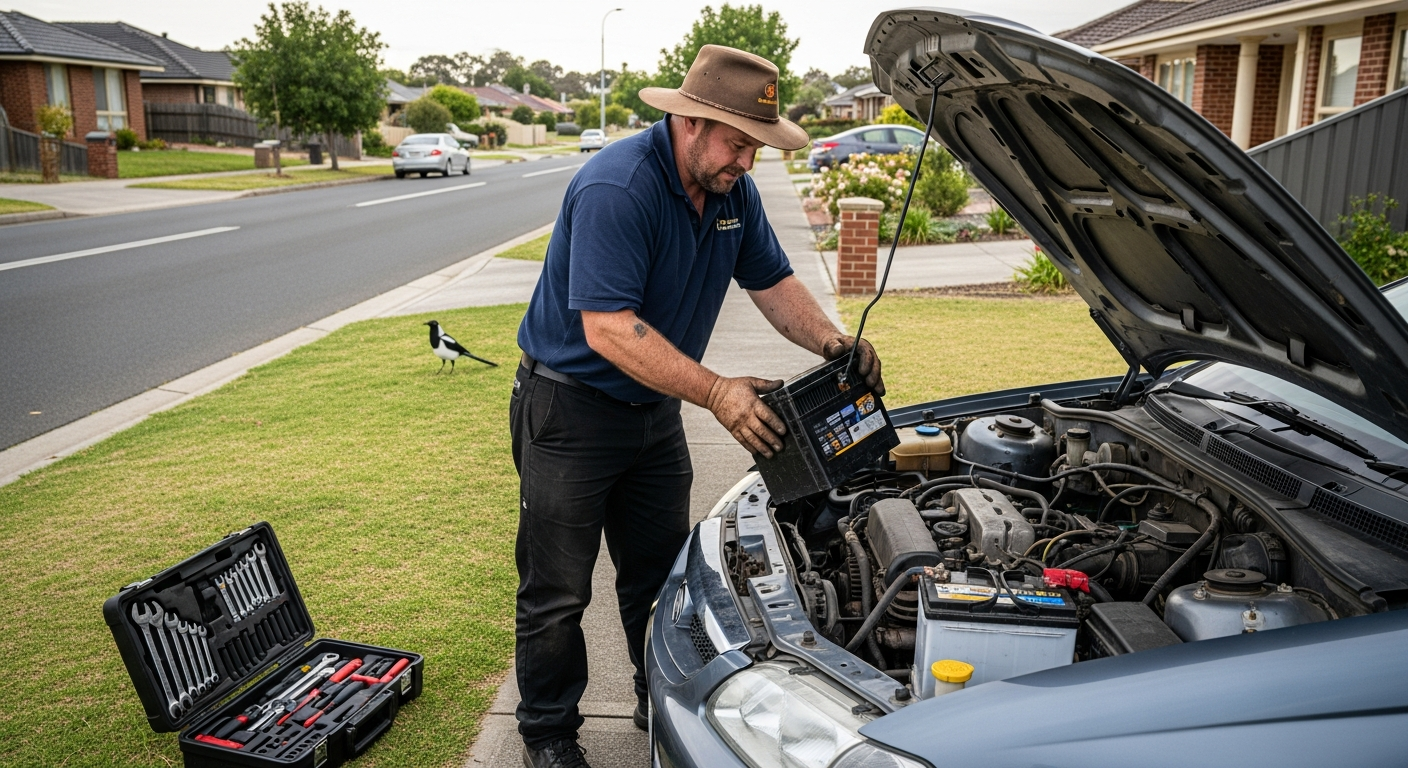 Battery replacement roadside