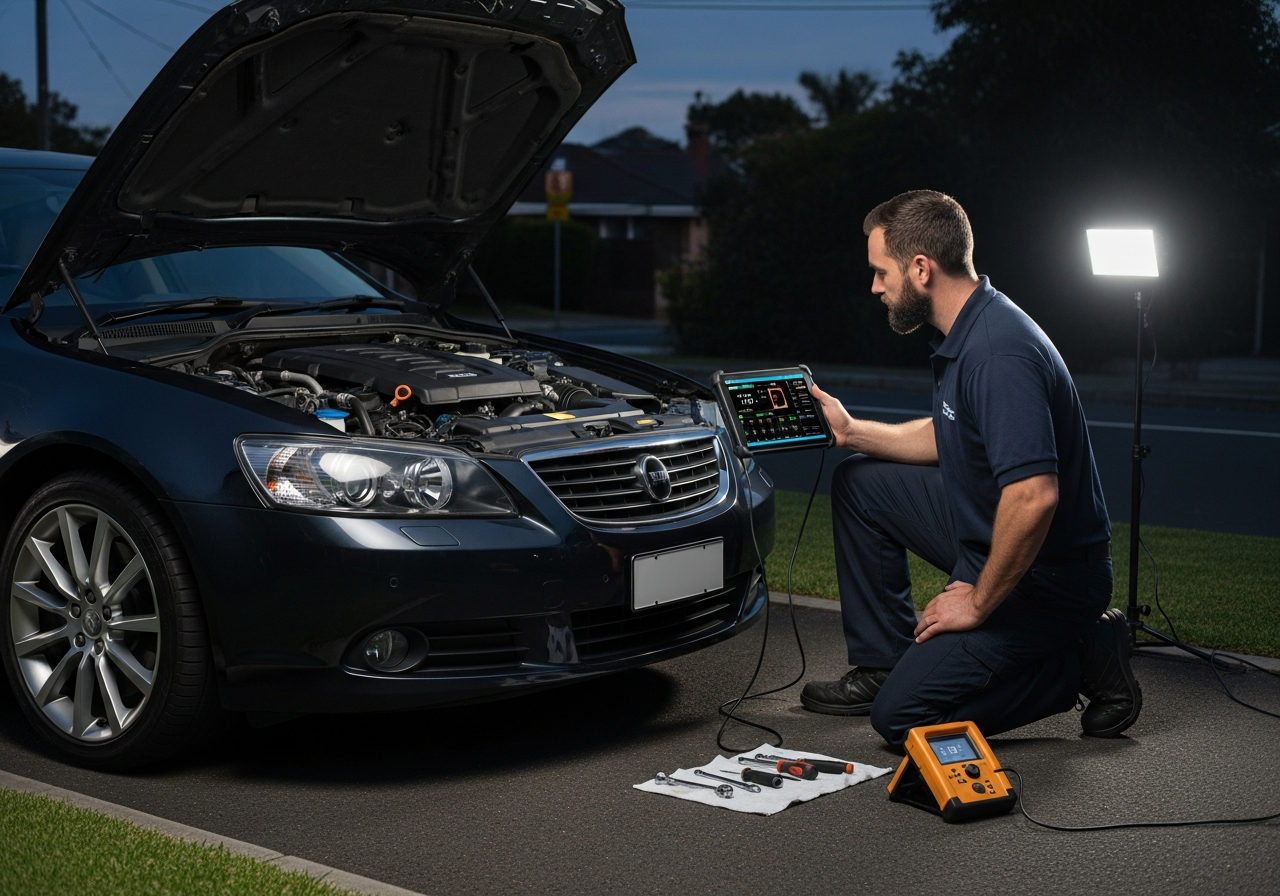 Onsite car diagnostics