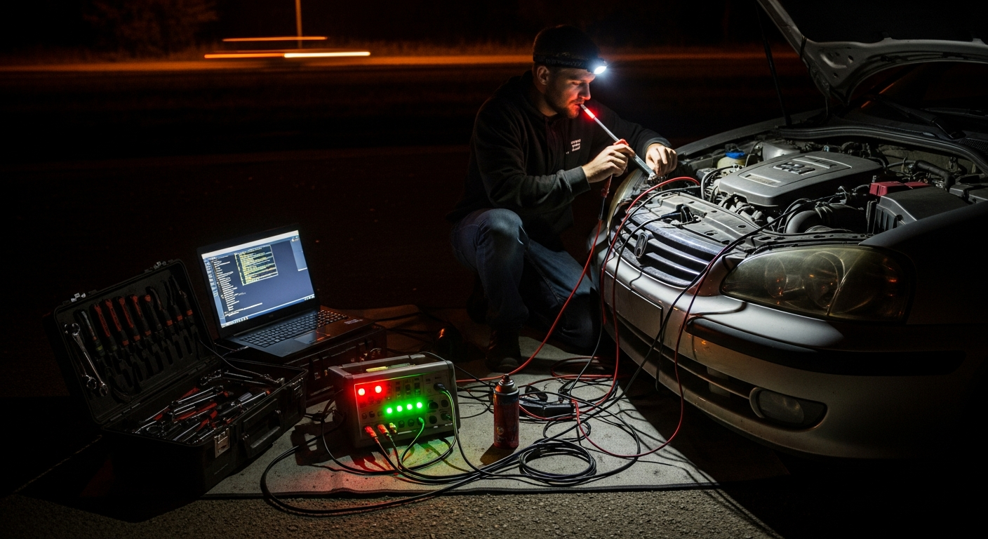 247 mobile mechanic nighttime roadside assistance