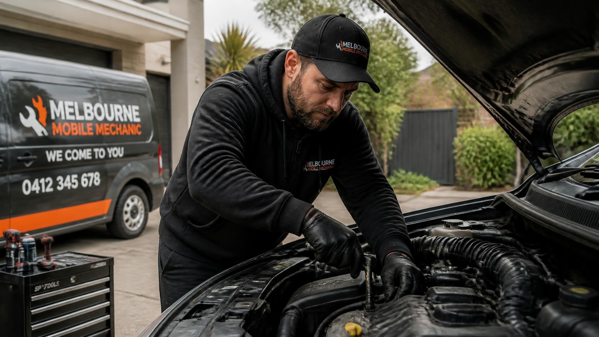 Mobile motor vehicle repairs in Melbourne