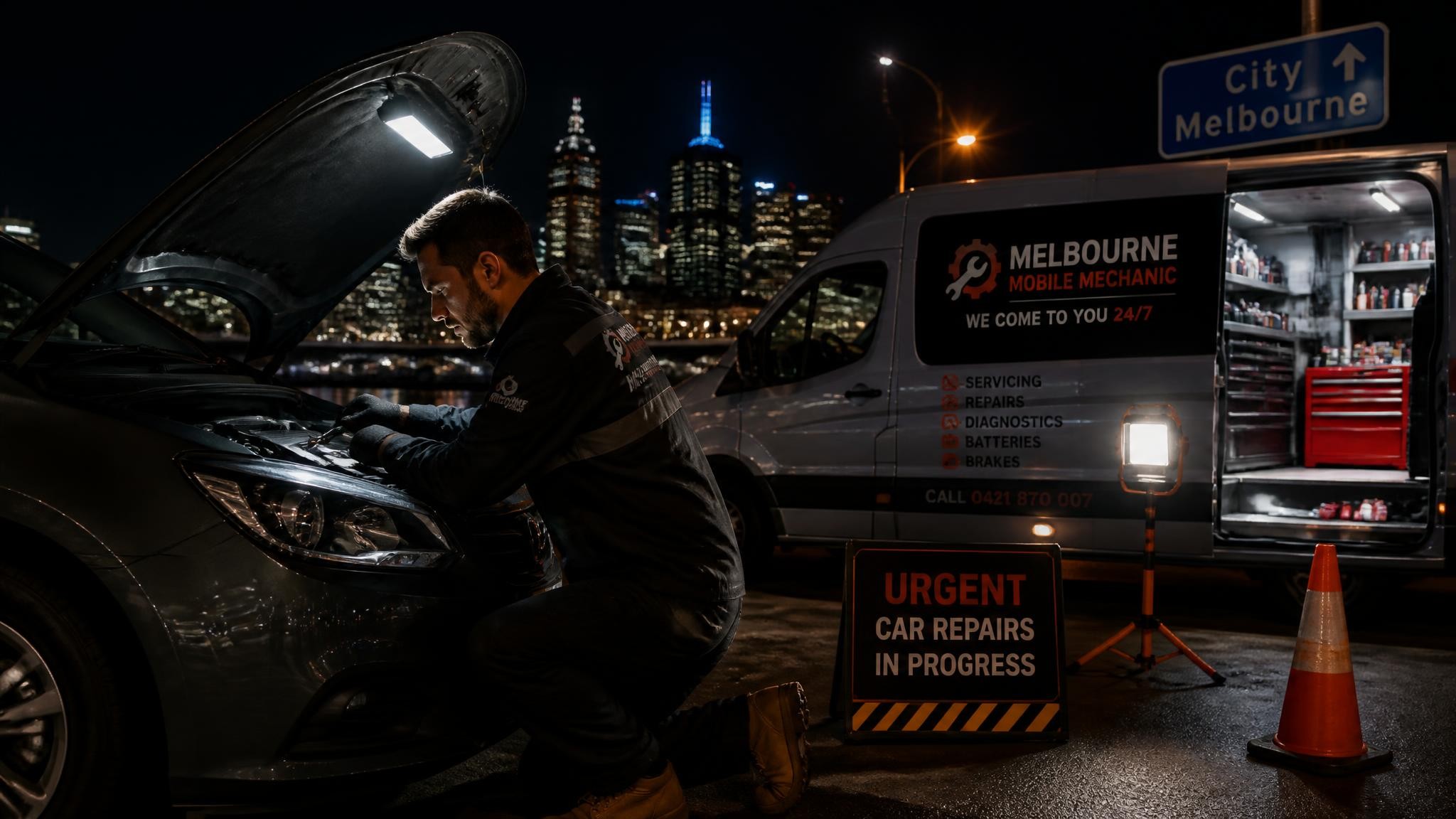24/7 ASAP mobile auto repair in Melbourne