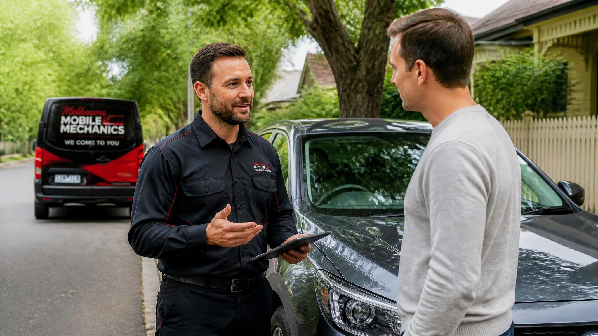 Mobile car repair service across Melbourne suburbs