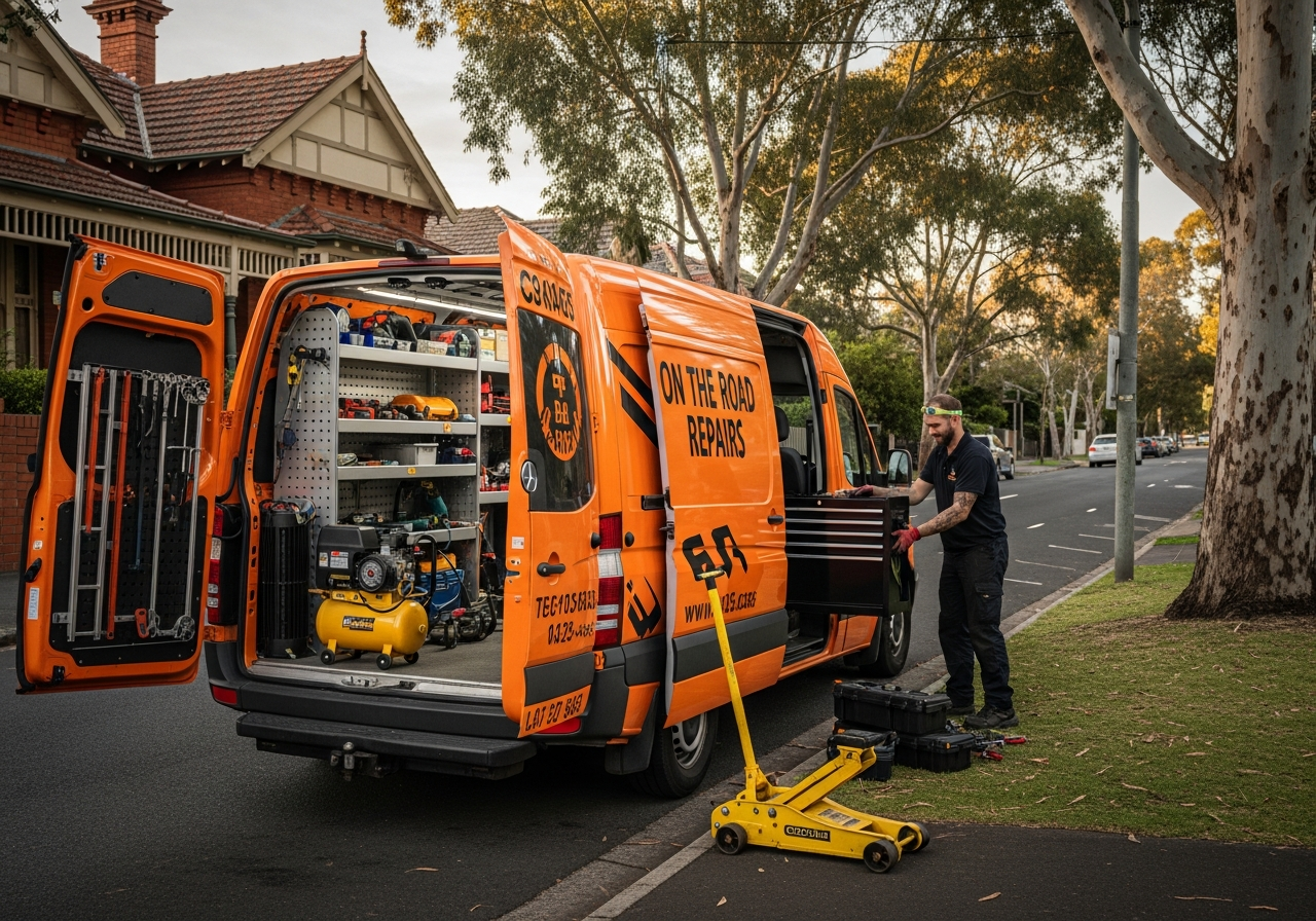 Mobile workshop van