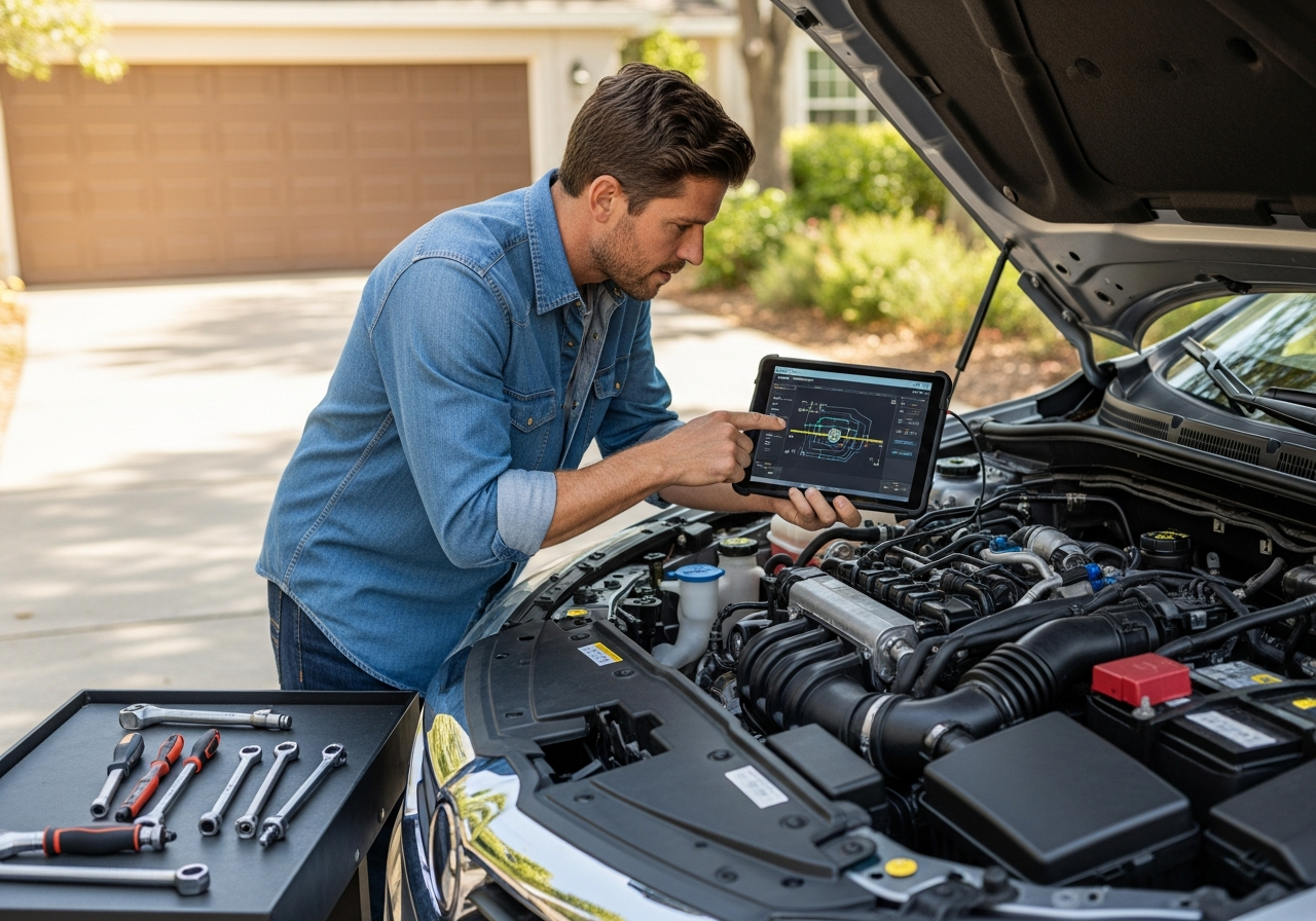 On site car diagnostic