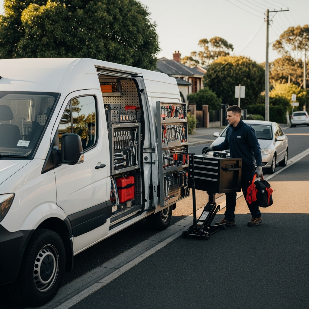 Mobile mechanic van in Melbourne